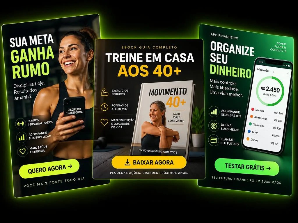 Criativos em todos os formatos